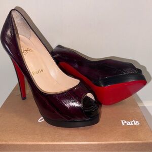 Louboutin Altadama Eel Skin Heel 37.5